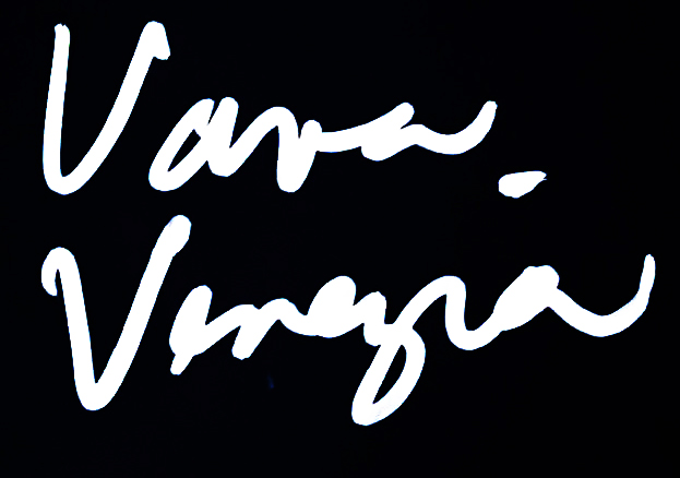 Vava signature  on Black  copy